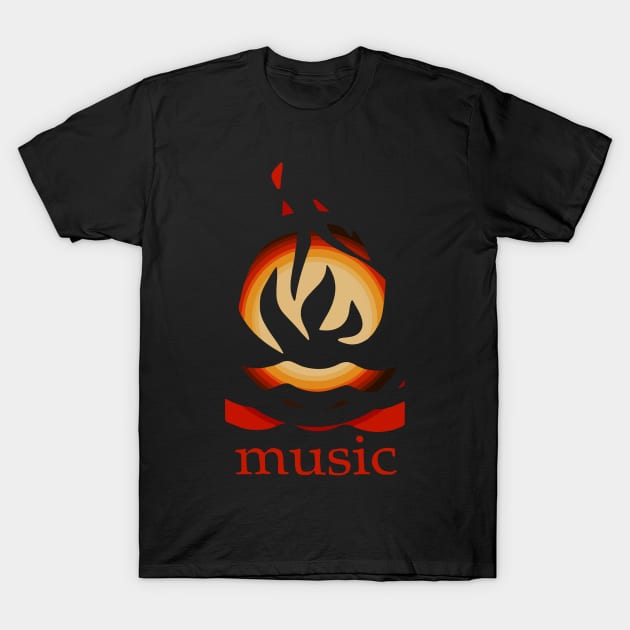 Hot Water Music T-Shirt by ProjectDogStudio